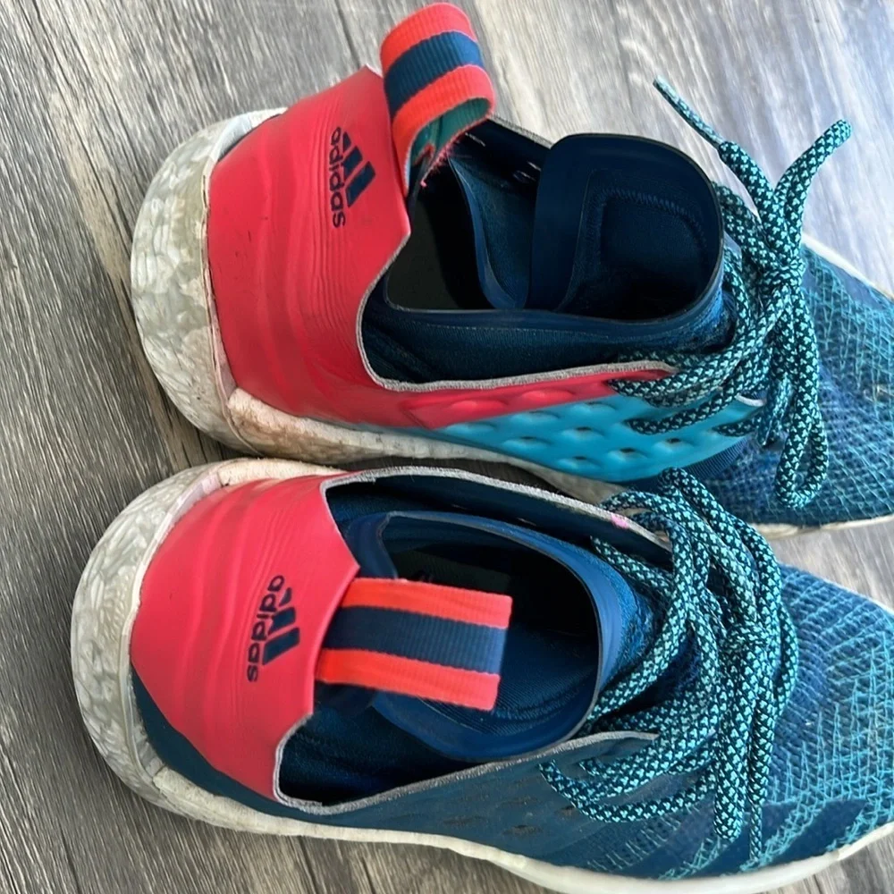 Adidas Harden Blue and red Athletic Sneakers men’s size 7.5